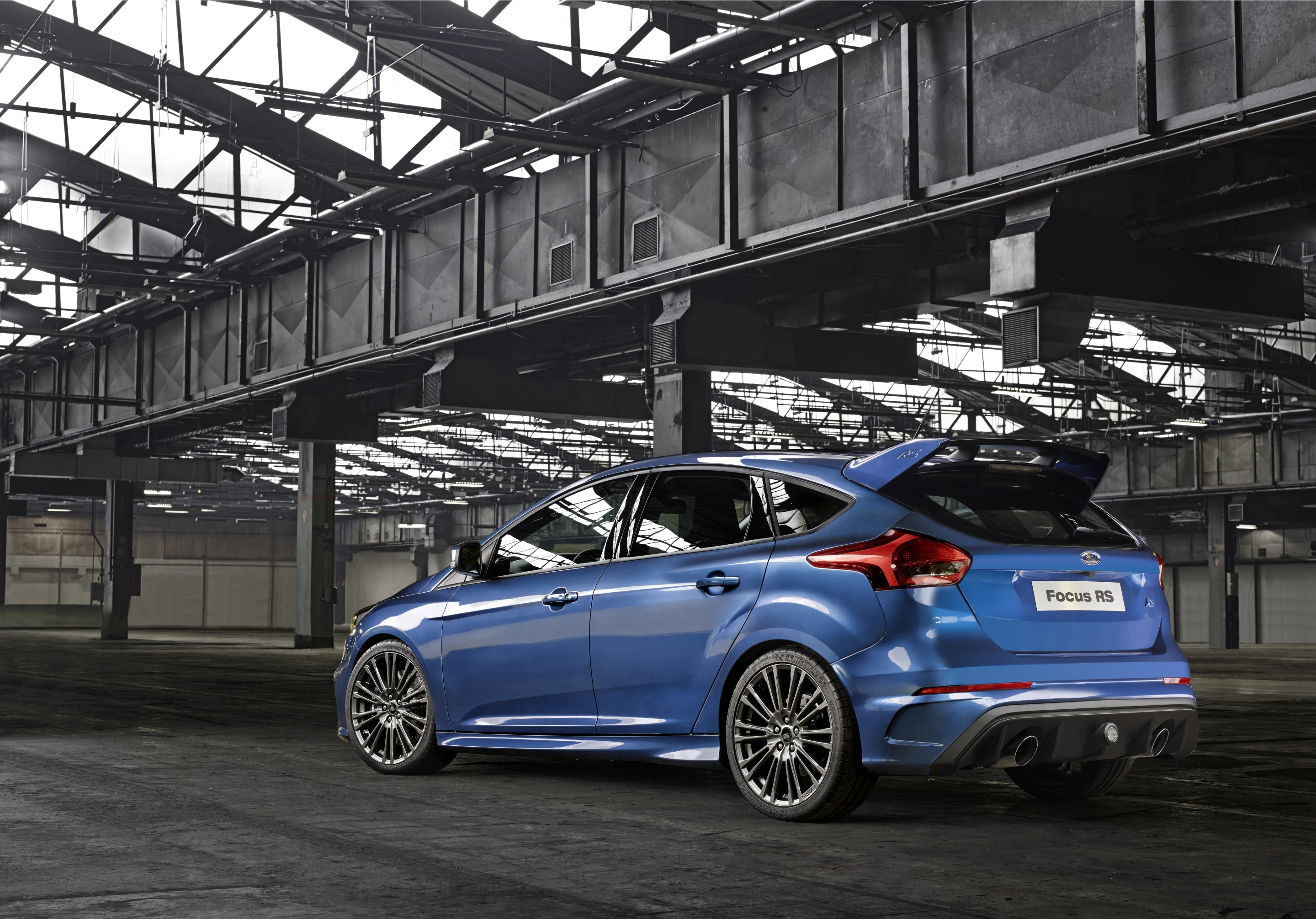 A big rear wing hints at the Focus' potental