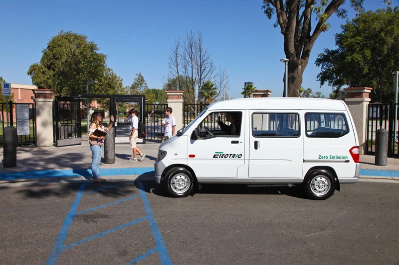 The eco-Van is the vehicle of choice if your school run has more than one child
