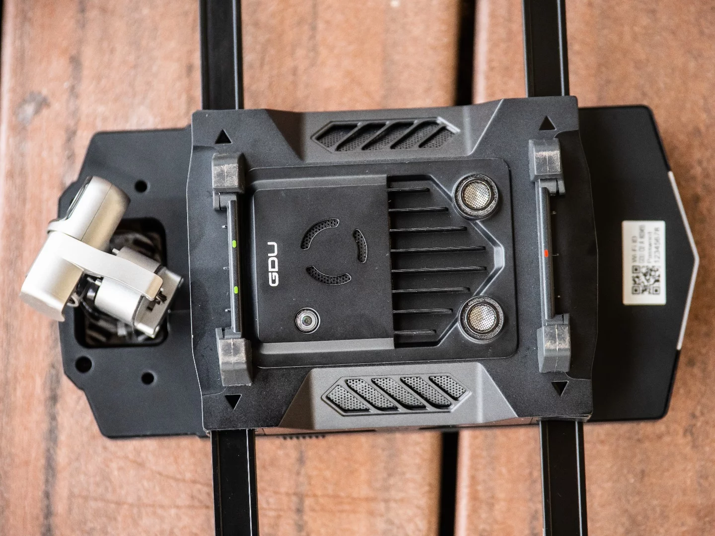 Underside of the GDU 02 - don't go looking for a Micro SD card slot, it's not there