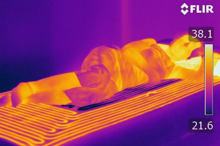 Scientists have developed a smart mattress that strategically heats and cools parts of the body to help bring on sleep