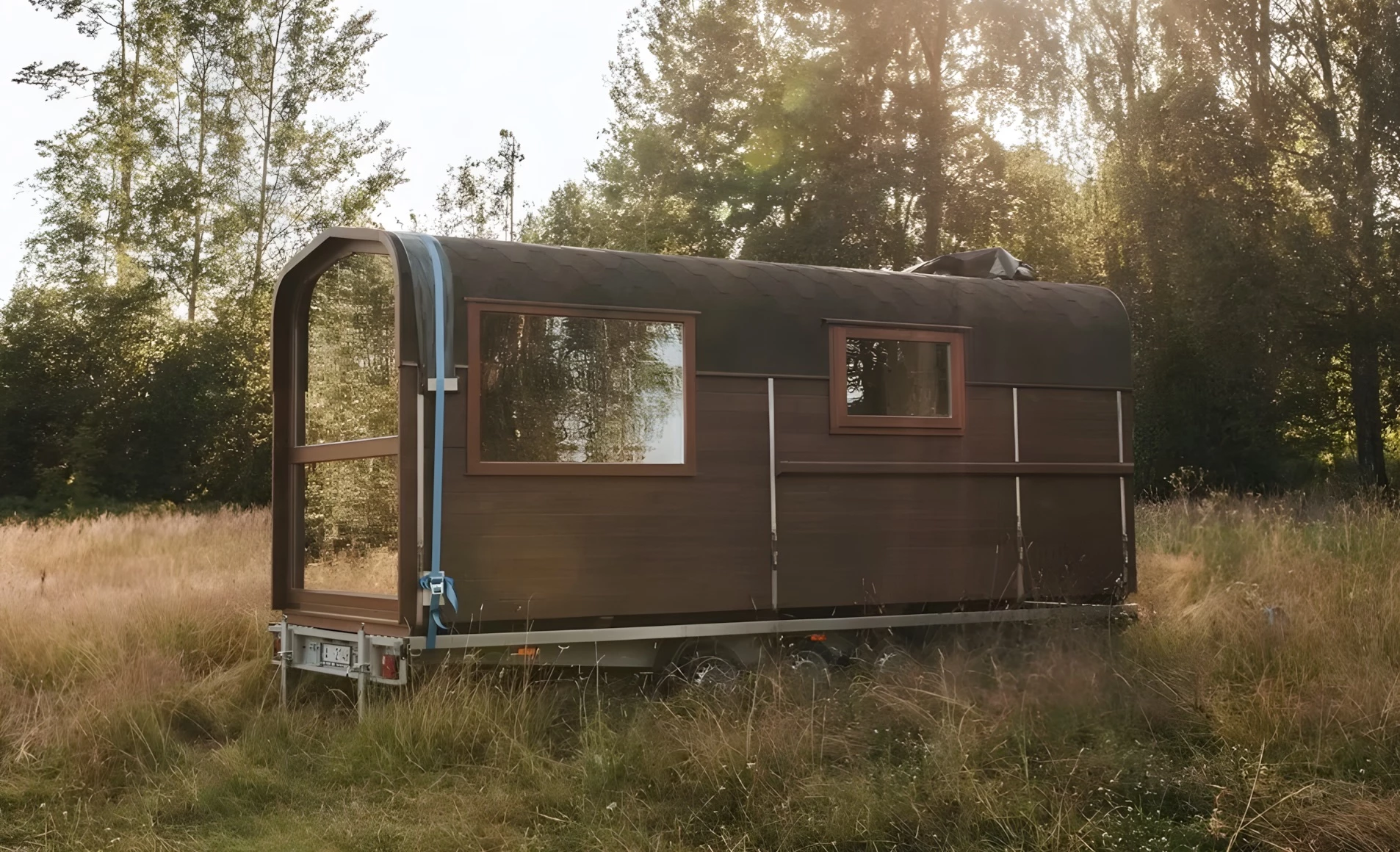 The Nature Pod is a rustic cabin-like tiny house that starts at just €14,380 (roughly US$16,600)