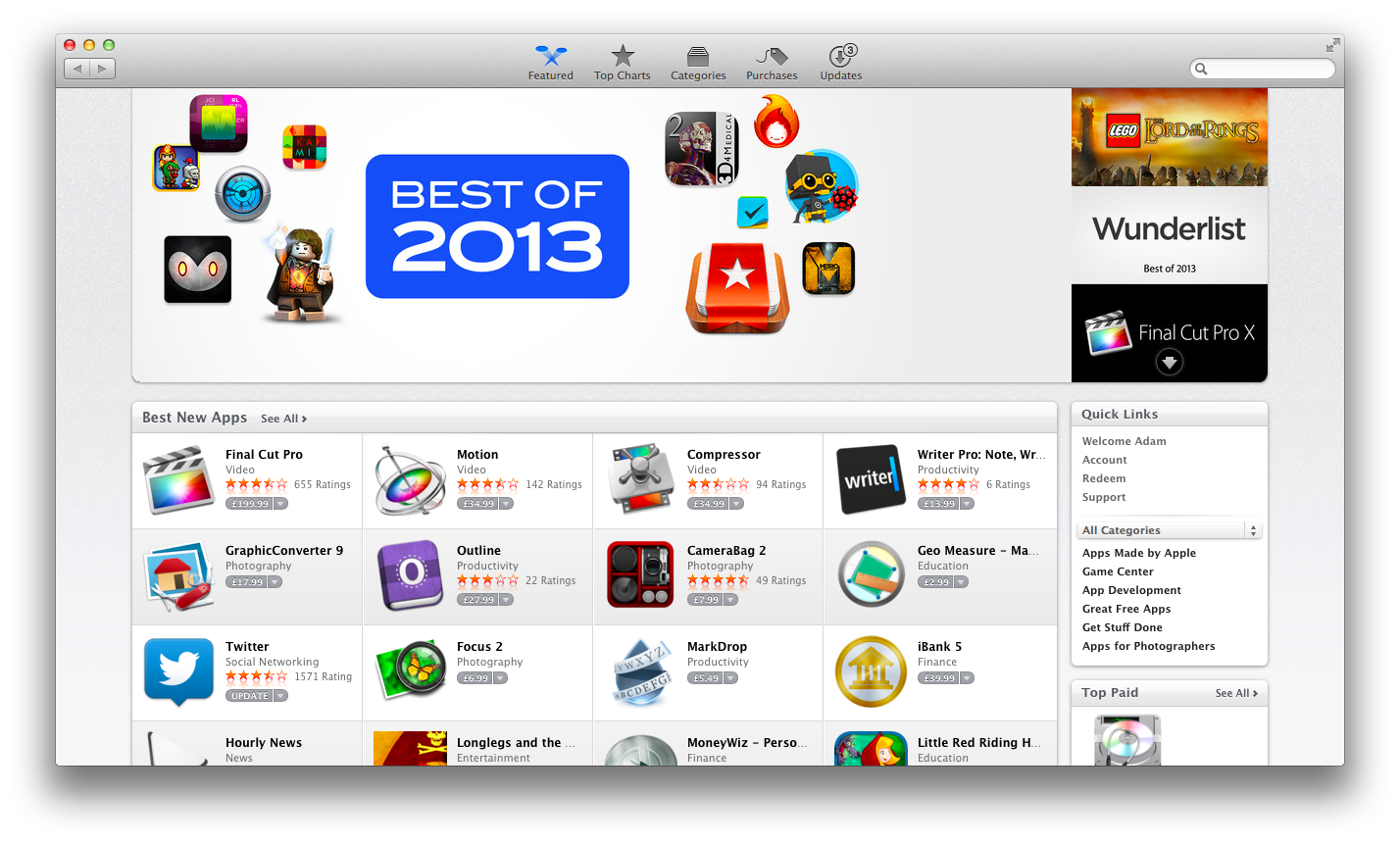 The OS X App Store ha no shortage of software on offer