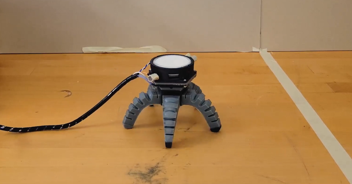 Fungus learns to drive in “biohybrid” robots