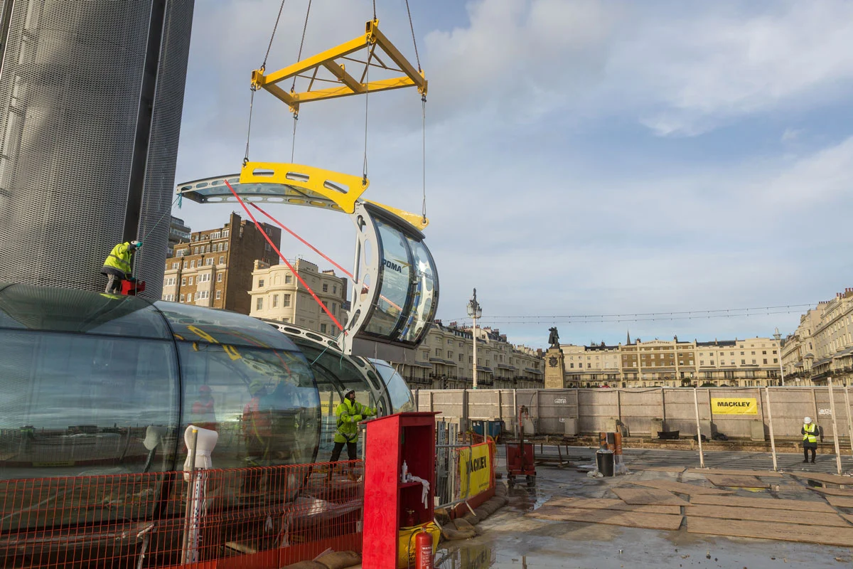 The completion of the pod sees the i360 project move into its final phase, with so-called "test flights" planned in the next 2-5 months
