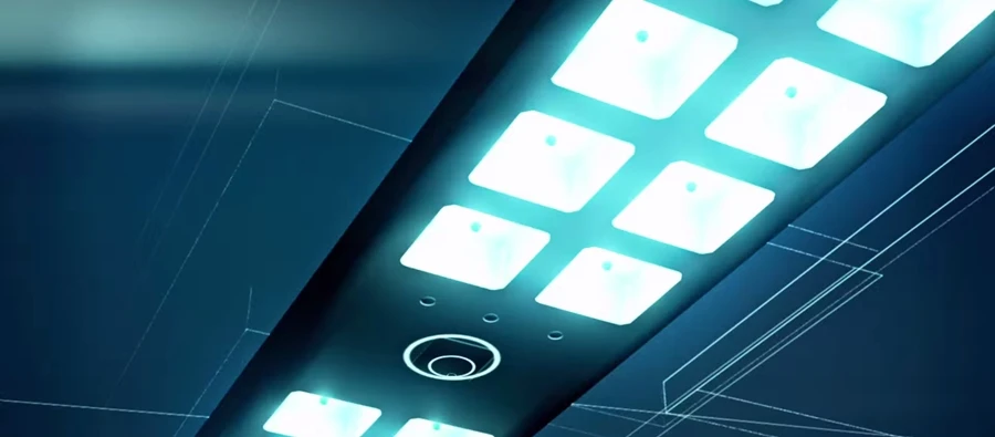 Philips connected lighting system for offices using LED luminaires with additional embedded sensors