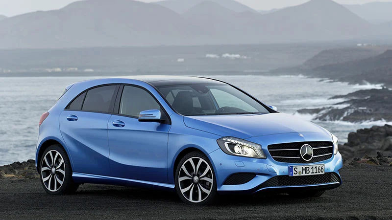 The new Mercedes-Benz A-Class in "Style" exterior spec.