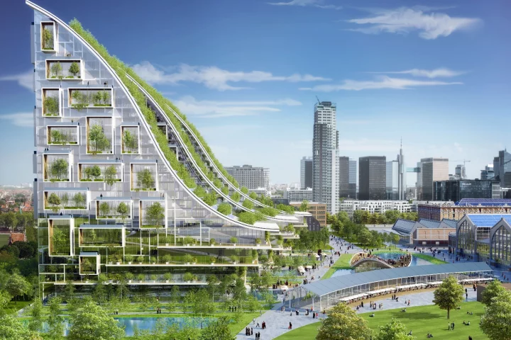 Vincent Callebaut posits that the Tour & Taxis proposal could serve as a blueprint for other European cities