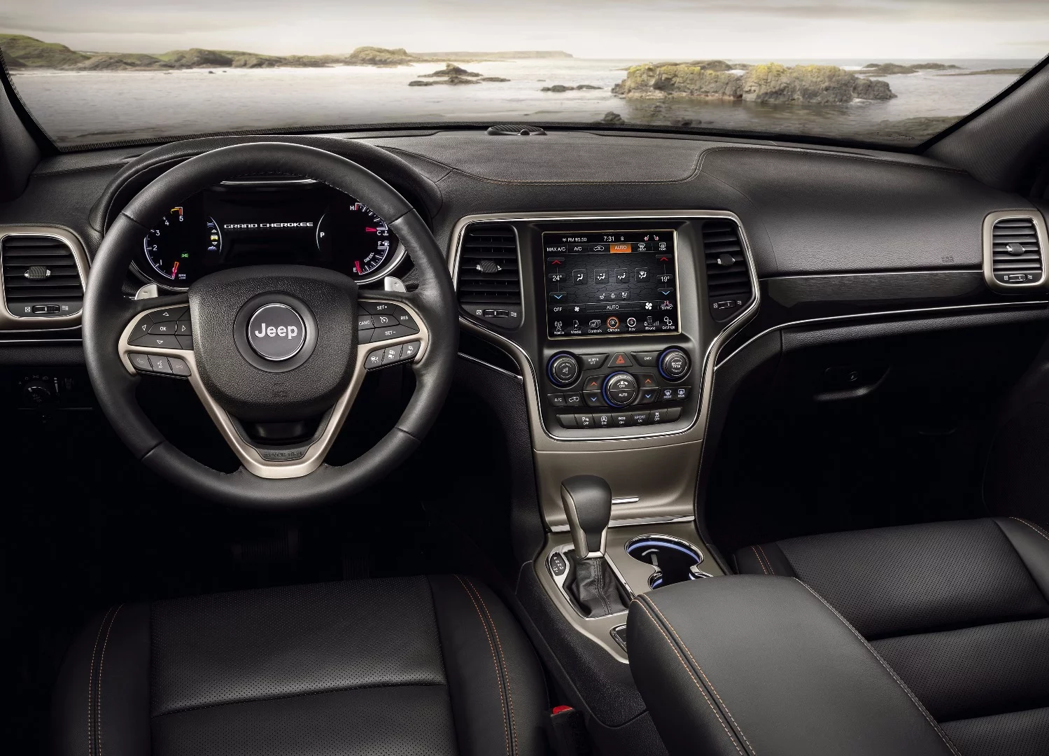 Inside the 75th anniversary Grand Cherokee