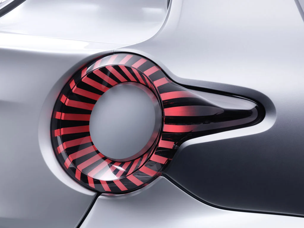 The fospeed's integrated headlight and turn indicators