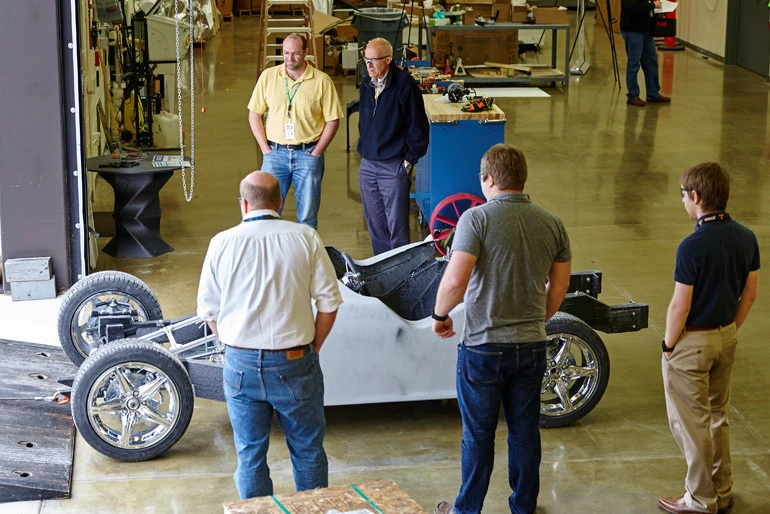 The ORNL Shelby Cobra passenger monoque