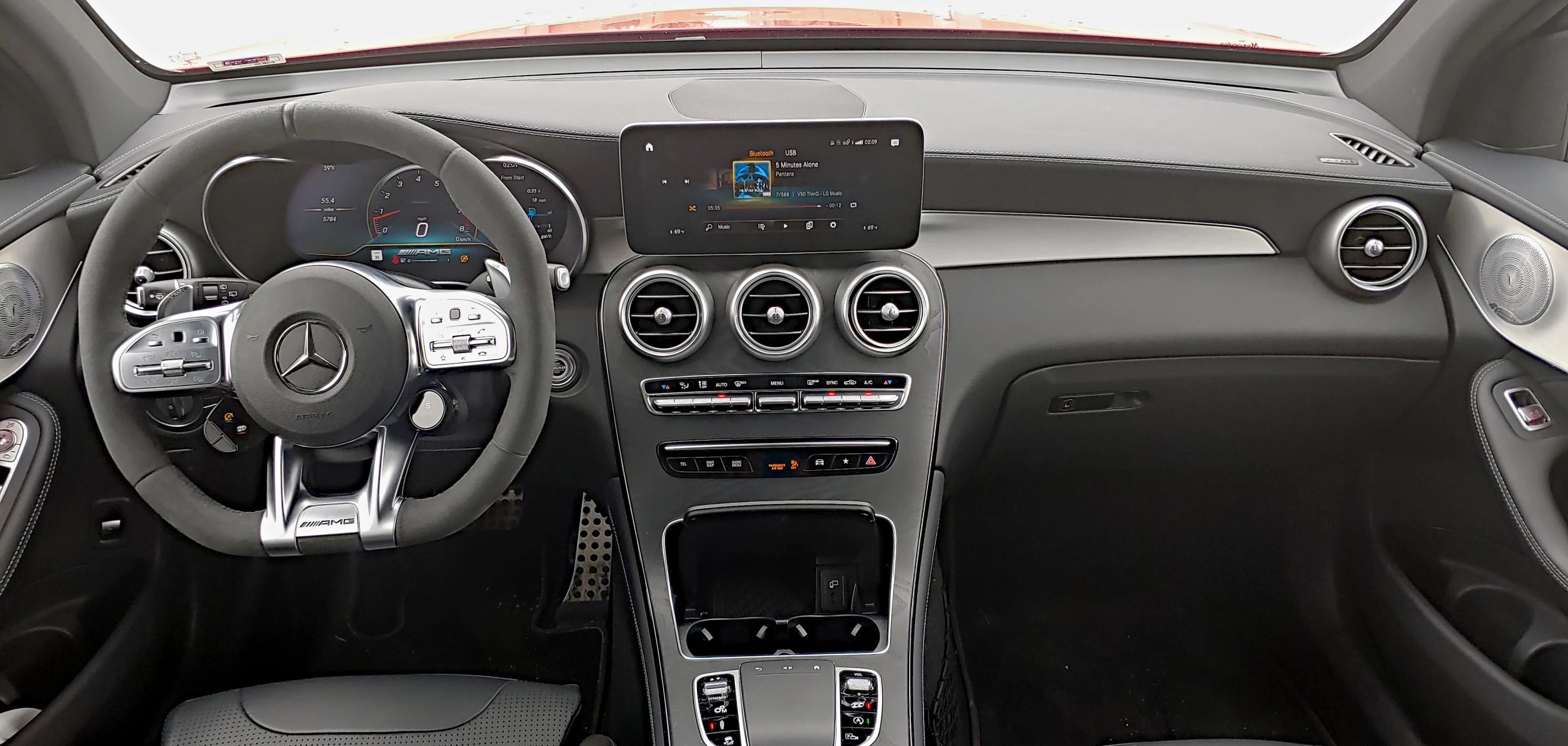 Mercedes' new MBUX infotainment allows the driver or passengers to interact with it using only voice commands. No buttons required. And it's quite intelligent