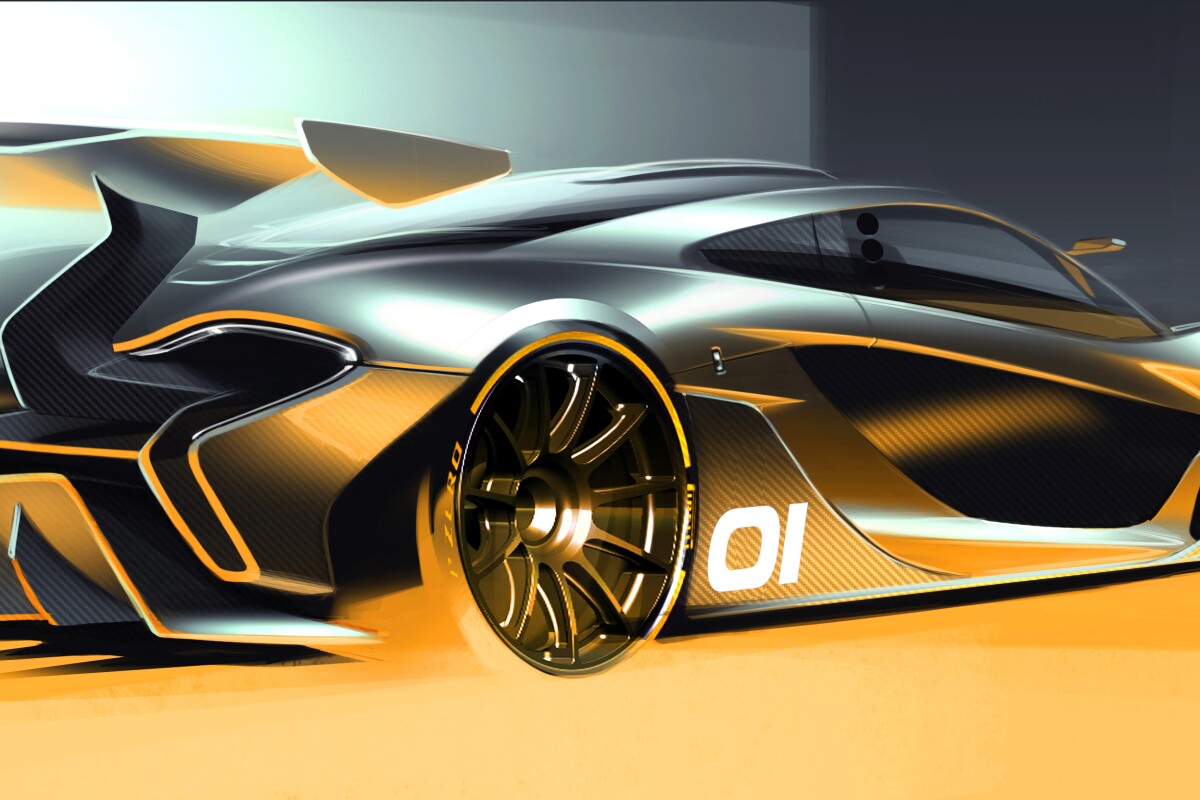 Mclaren Teases P1 Gtr Ahead Of Pebble Beach Reveal