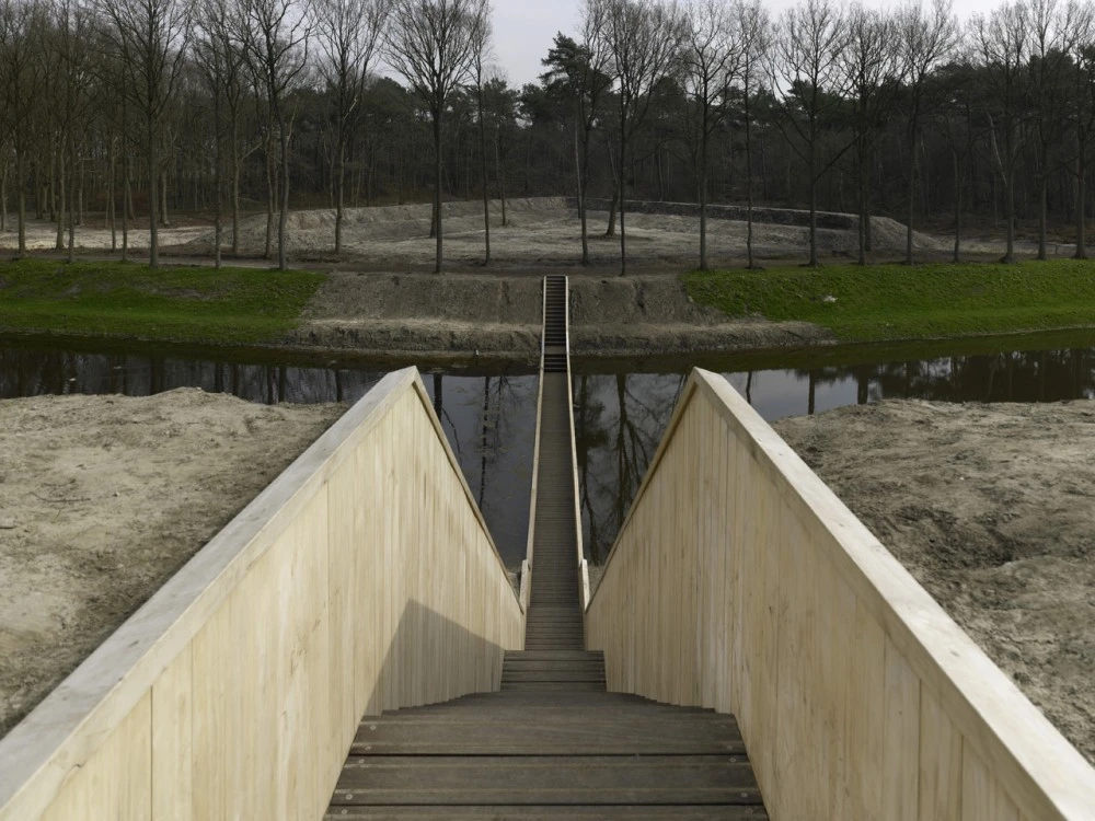 Public Facilities category winner: Moses Bridge, Halsteren, The Netherlands (Photo: RO&AD Architecten)