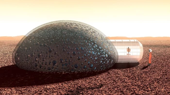 3D printed Mars shelter