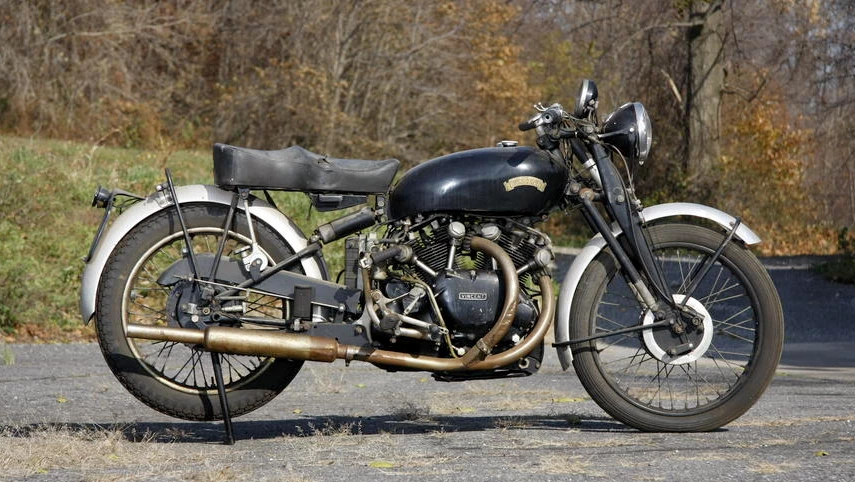 This 1953 Vincent Black Shadow sold for $122,500 in January, 2012 at a Bonhams' Las Vegas auction