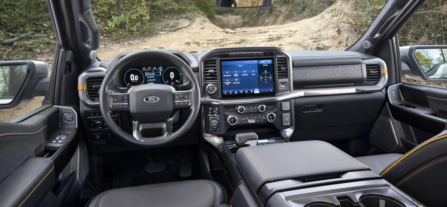 Inside the 2021 Ford F-150 Tremor