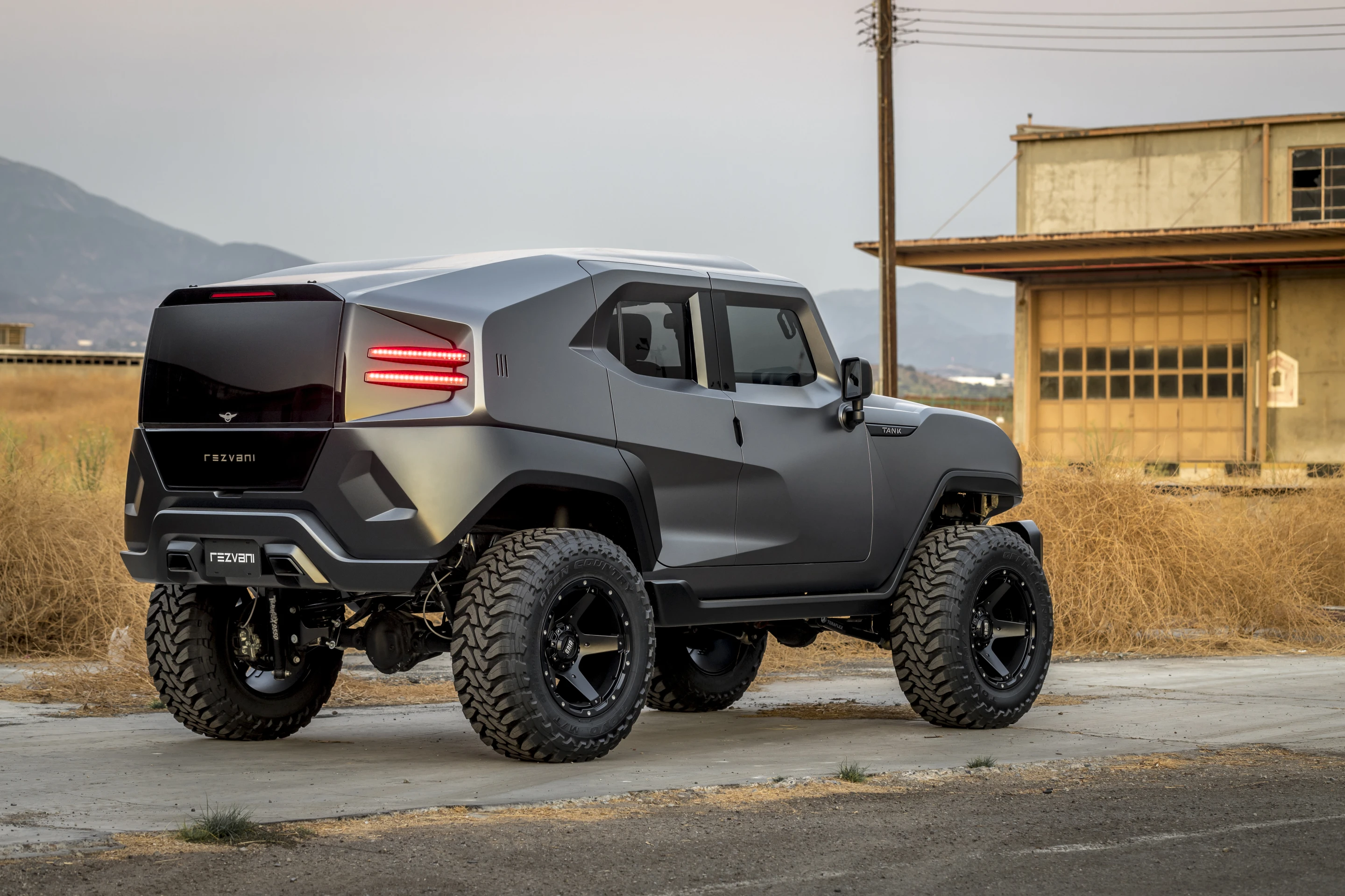 The all-new Rezvani Tank