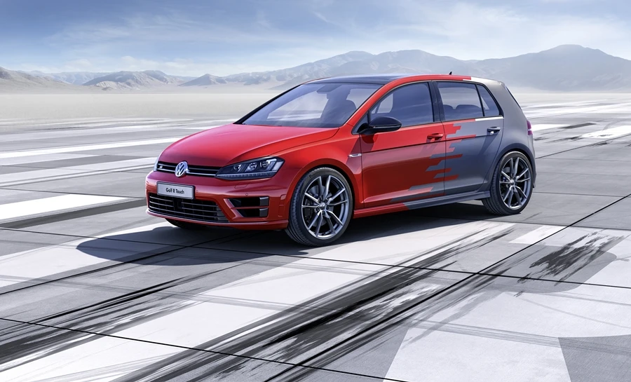 The Volkswagen Golf R Touch concept car