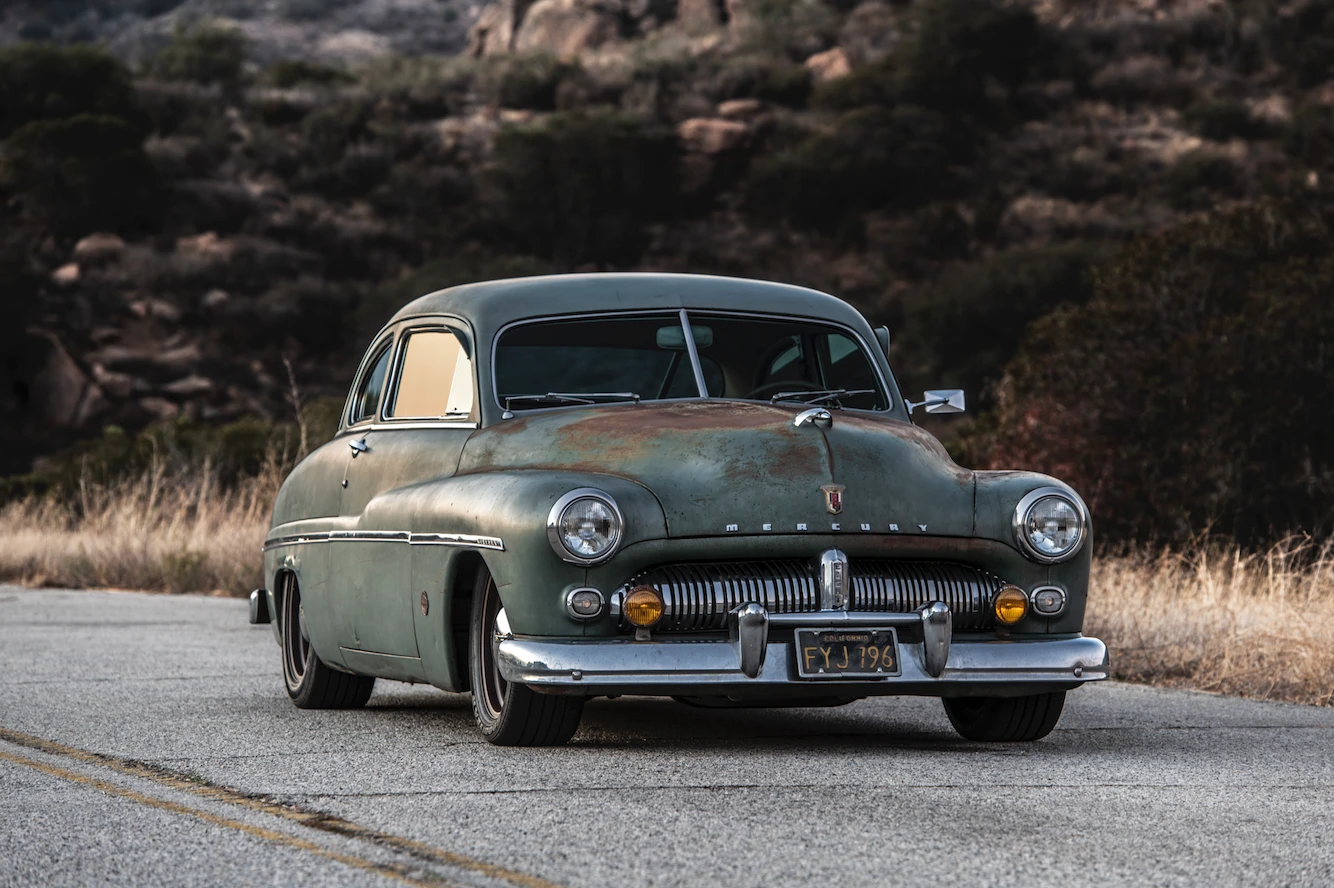 With 85-kWh of Tesla battery capacity, the Mercury EV Derelict can drive for about 150 to 200 miles before recharging