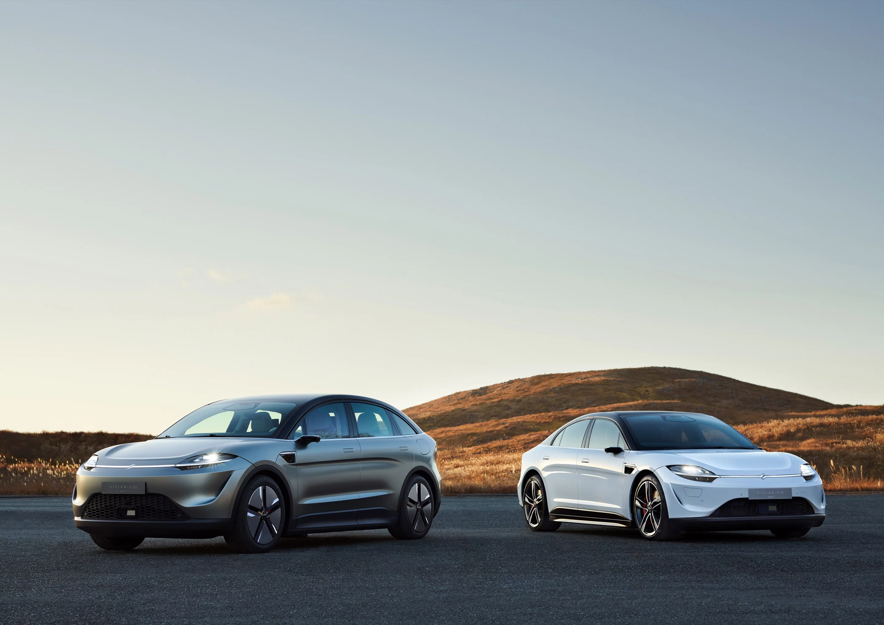 Sony has previously made moves in the automotive space, such as the reveal of the Vision-S 02 (left) and the Vision-S 01 concepts