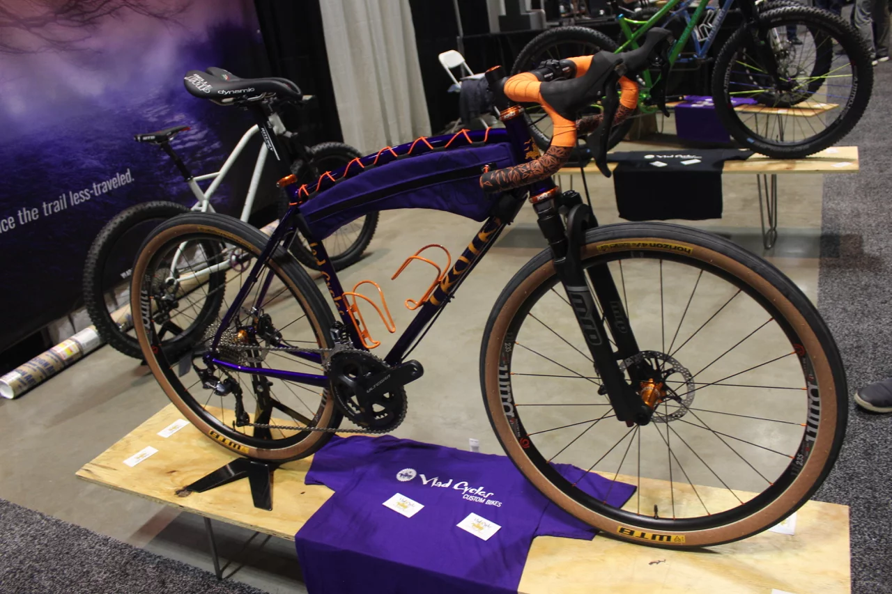 A front-suspension gravel bike from Vlad Cycles