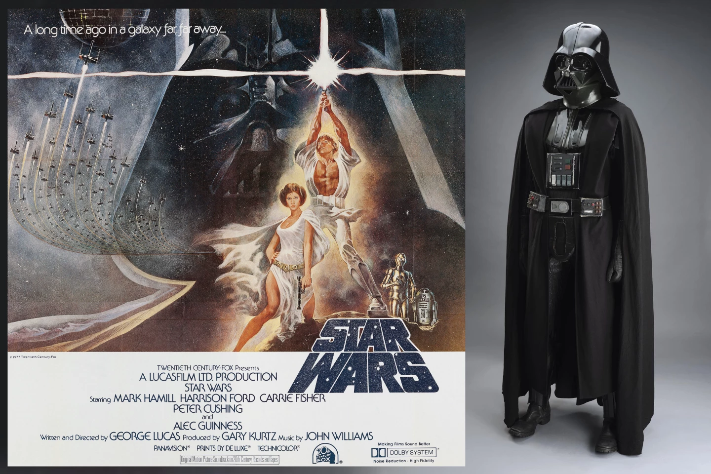 Darth Vader Costume from Star Wars: A New Hope (1977) | Estimate: $150,000 to $250,000 | Propstore Entertainment Memorabilia Live Auction | Los Angeles | 26 & 27 August 2020
