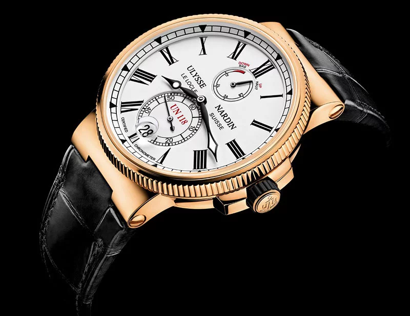 Ulysse Nardin Chronometer Manufacture - 45 mm diameter in rose gold