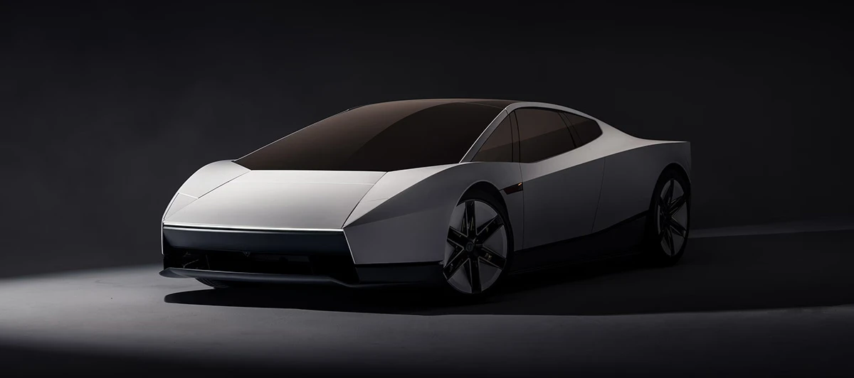 There are some curves on here, but I'm still getting a whole lot of Cybertruck from this exterior design.