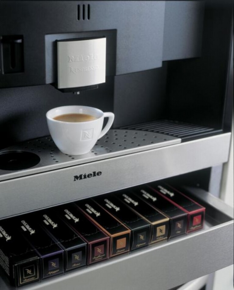 Miele creates a builtin Nespresso machine