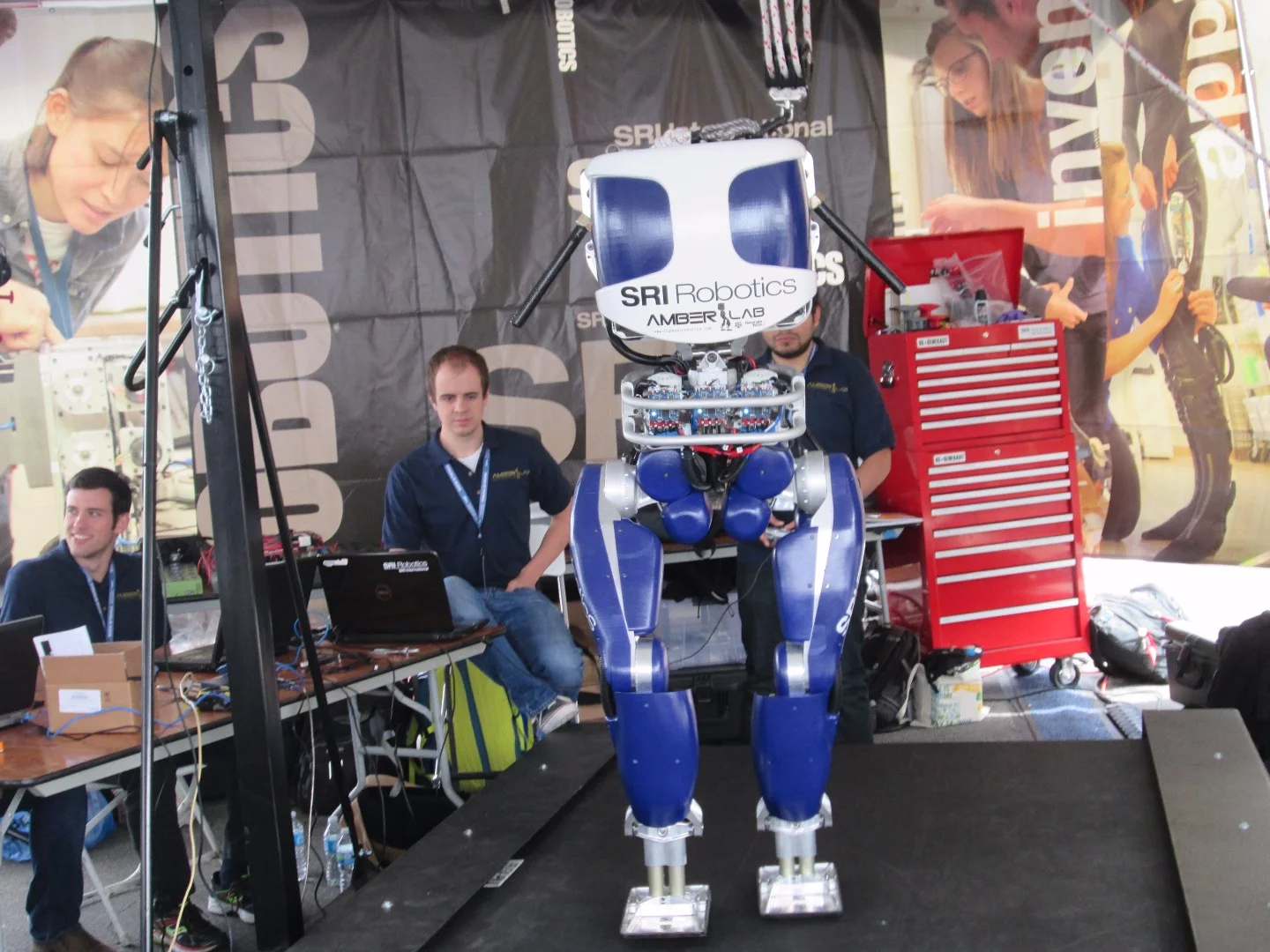 PROXI can be fitted with arms and a head