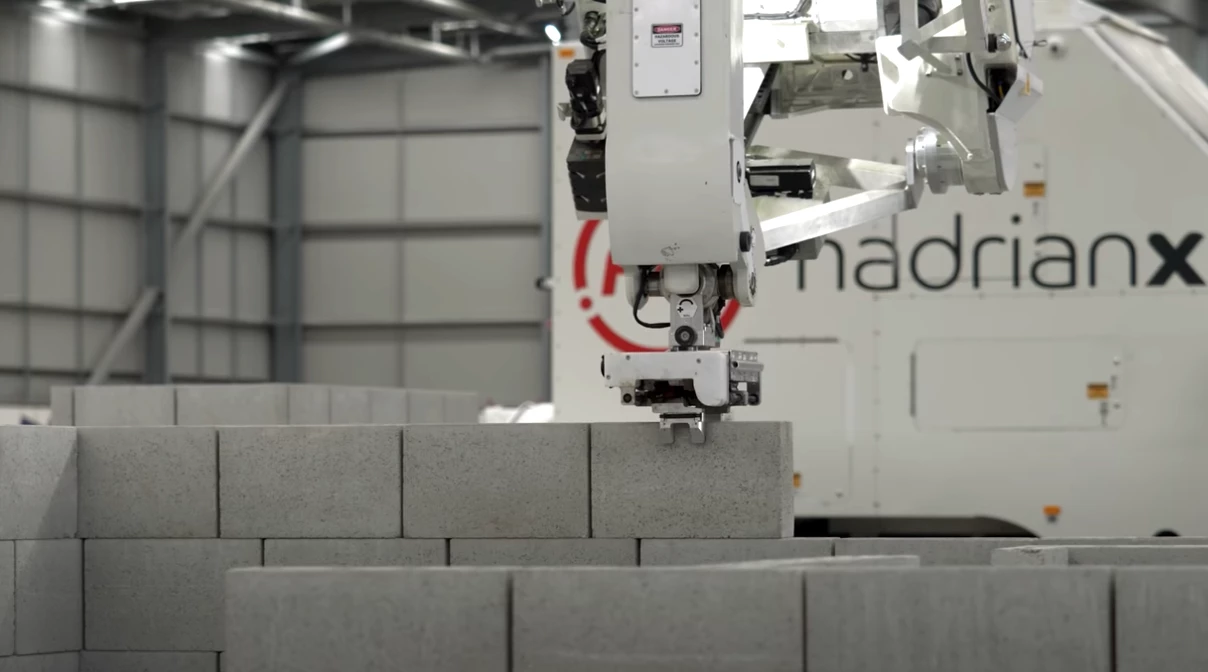 The engineers behind the Hadrian X have continued making software improvements and have now announced a new brick-laying speed, which they say makes it commercially competitive with manual workers around the world