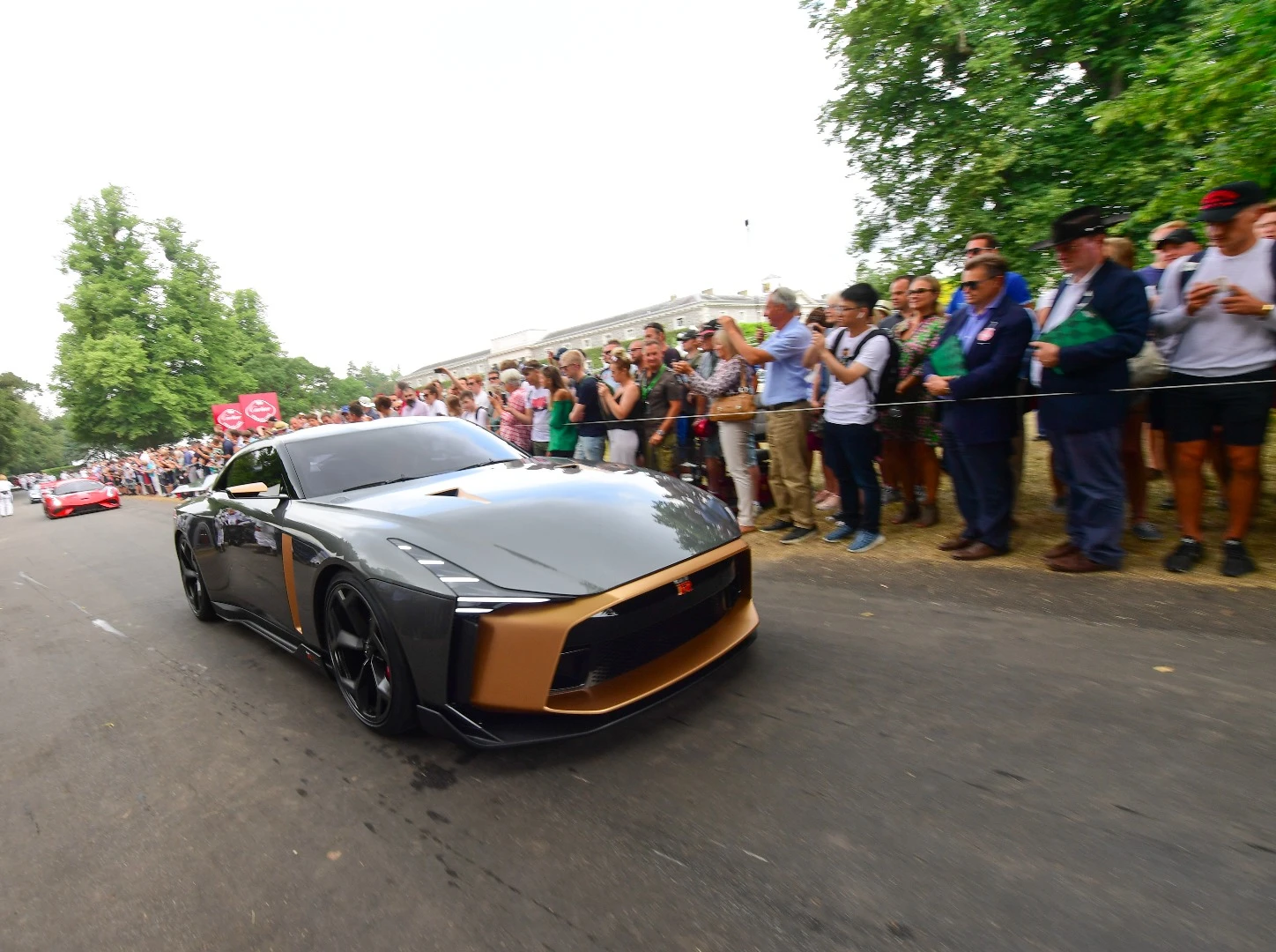 With an upgraded 710-hp twin-turbo V6, the GT-R50 brings plenty of power and speed to the Festival of Speed