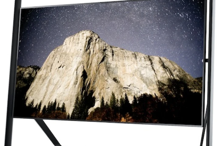 Samsung has announced that 55- and 65-inch UHD TVs are to join its 85-inch 4K LED model (shown) in June