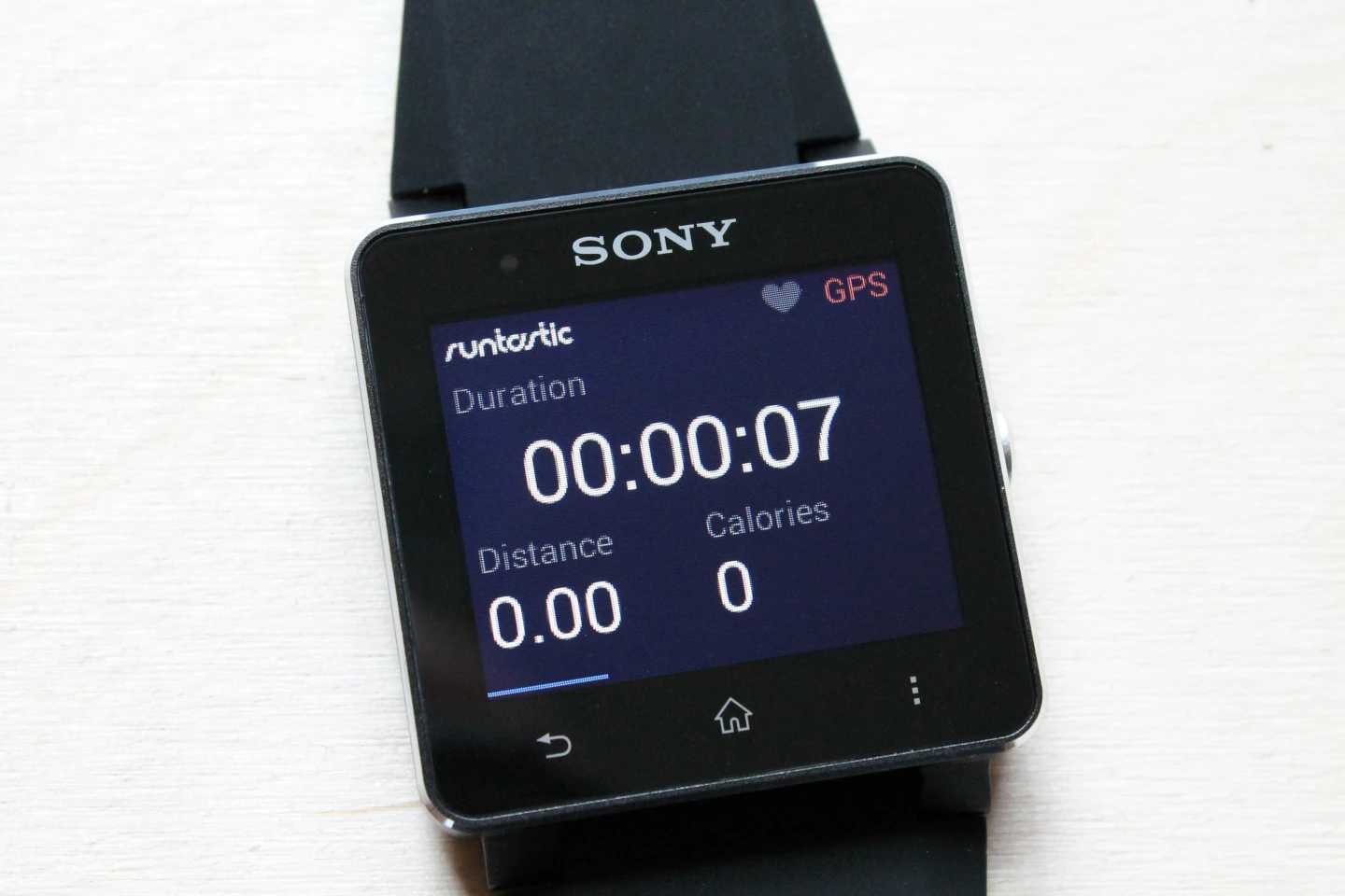You can track your Runtastic workout on your wrist