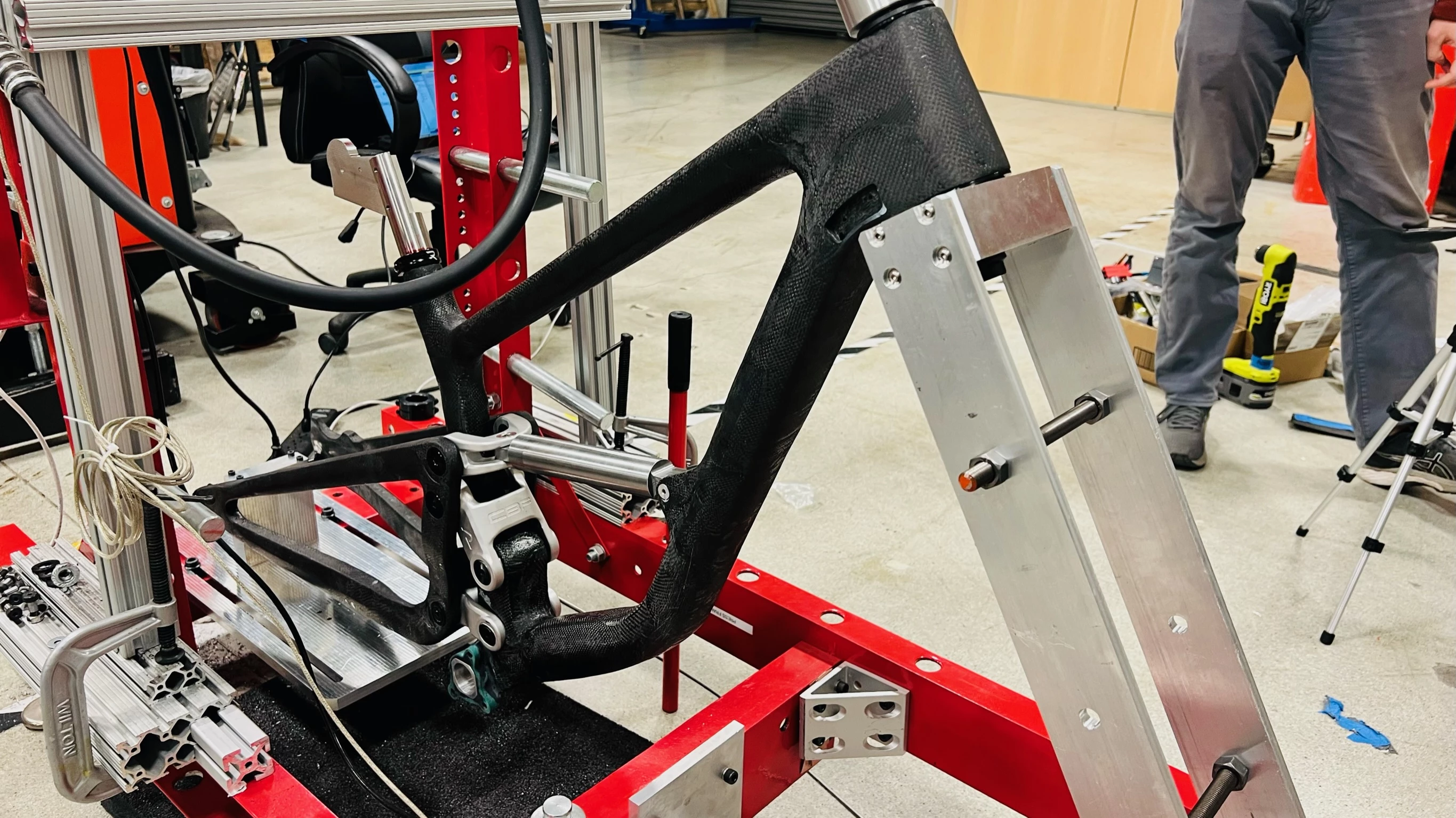 One of the Rodeo's many prototype frames