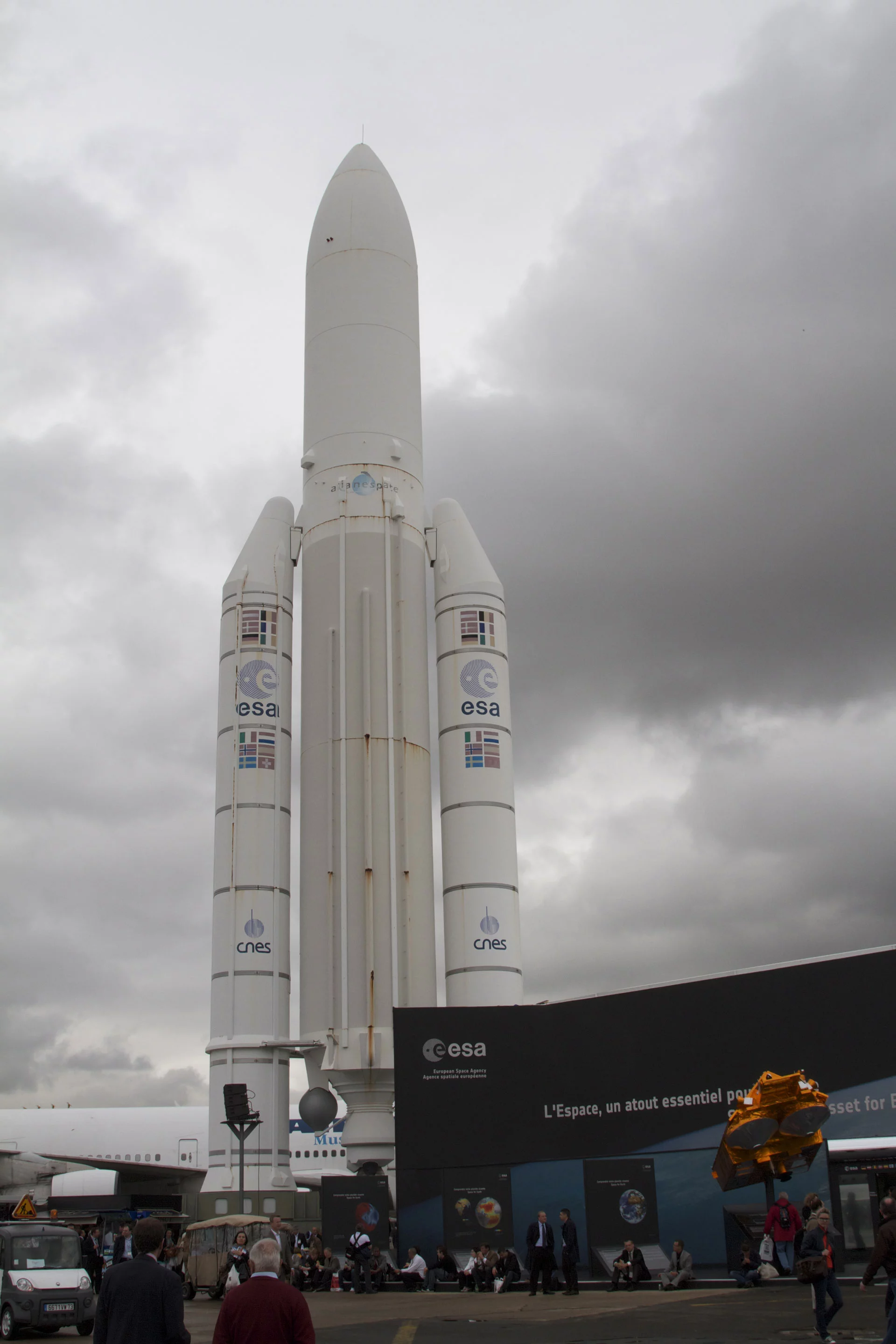 The ESA pavilion at Le Bourget