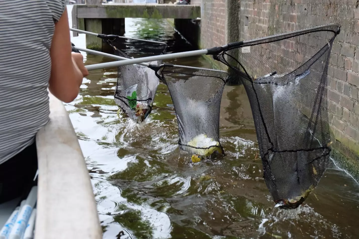 Plastic Whale has netted more than 100,000 plastic bottles and over 2,000 bags of plastic waste from Amsterdam's canals