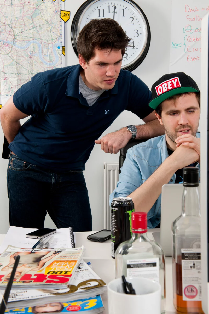 Floxx CEO Rich Martell with Comms Director Stu Bradley