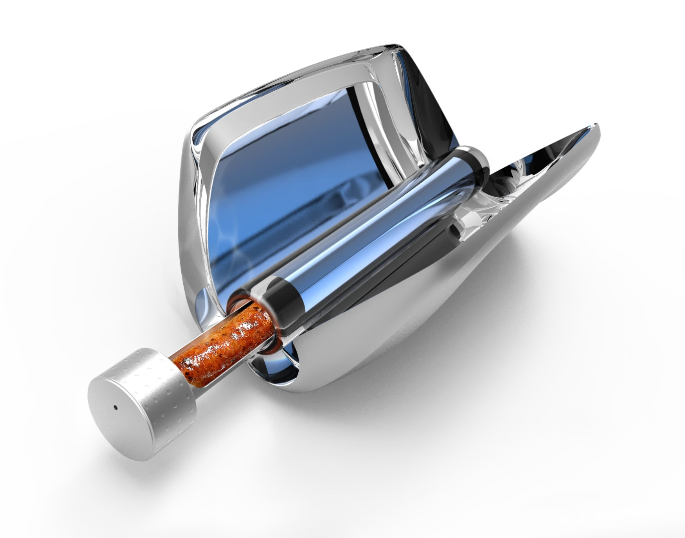 The new GoSun Solar Dogger is a compact, portable way of cooking up hot dogs and other small foods