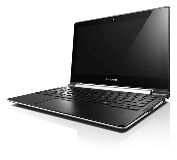 The Lenovo N20p in laptop mode