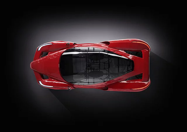 The glass roof gives a peak into the aluminum frame