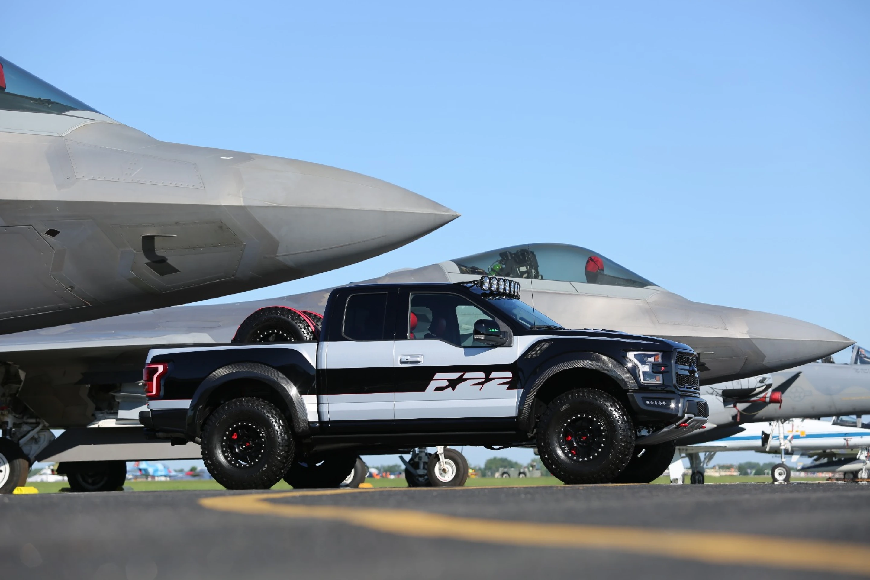 Ford F-22 Raptor F-150 soars at auction