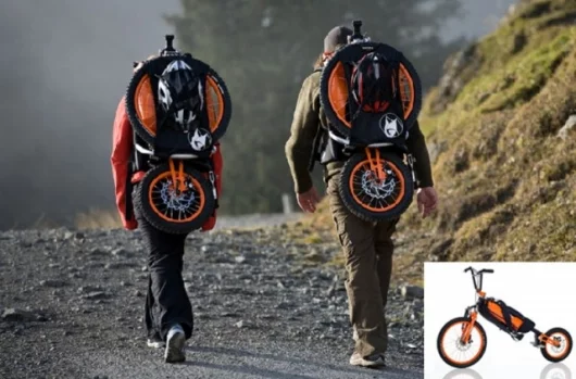 The Bergmonch bike backpackImage: Bergmonch