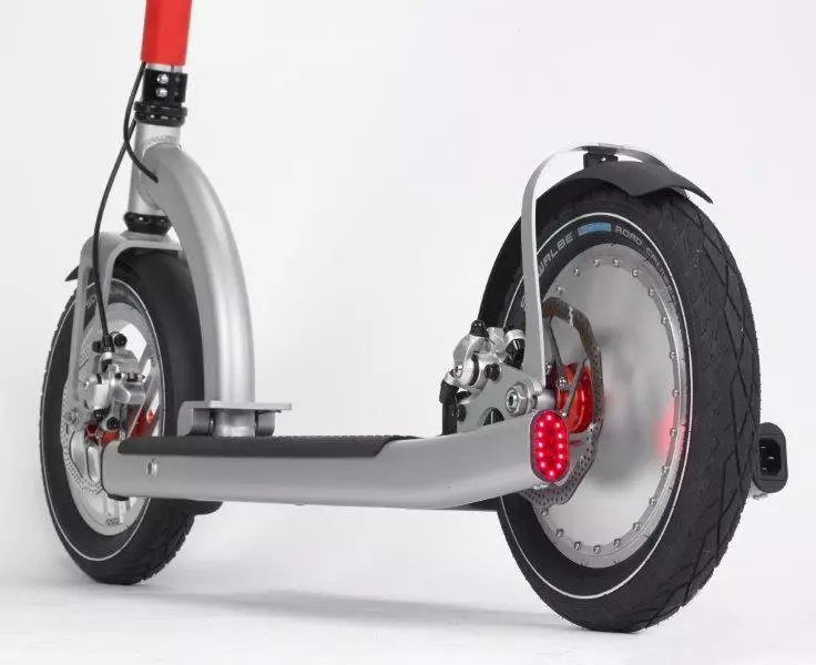 It's powered by an 8-cell (33.6V) lithium battery which its designers say will take a maximum of an hour to charge