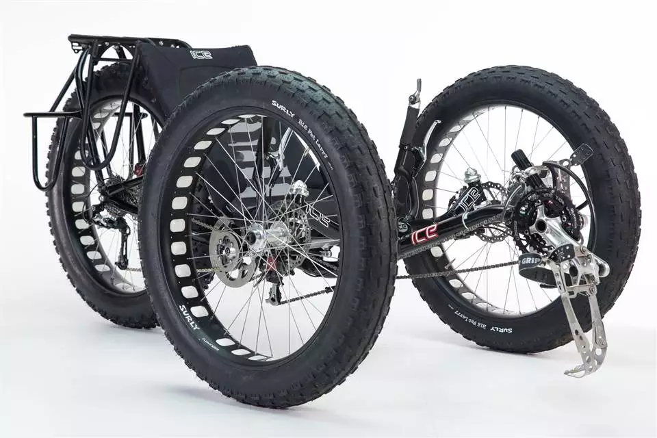 The White ICE Cycle is based on ICE's Sprint design but adds specialized equipment