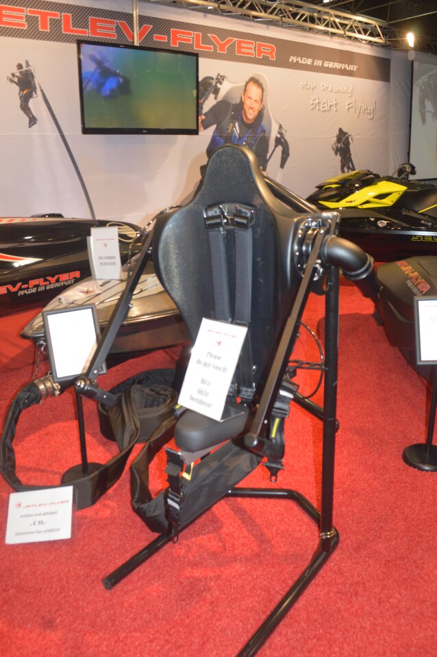 Jetlev-Flyer at Boot Dusseldorf 2014
