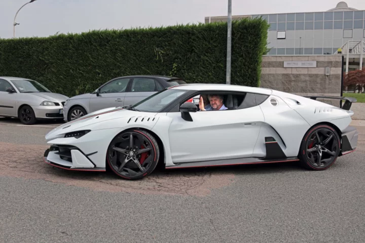 The Italdesign Zerouno with its happy first owner