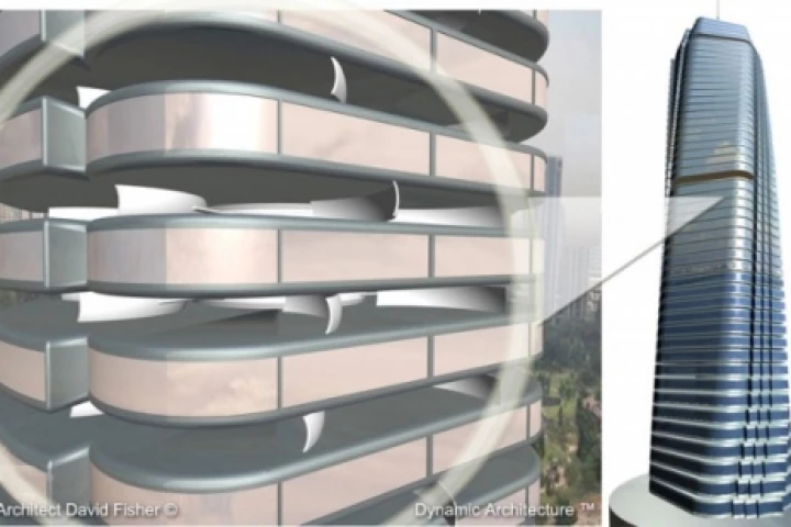 Dynamic Constructions is set to commence soon on building Dubai's wind-powered rotating skyscraperImage: Dr David Fisher/Dynamic Architecture