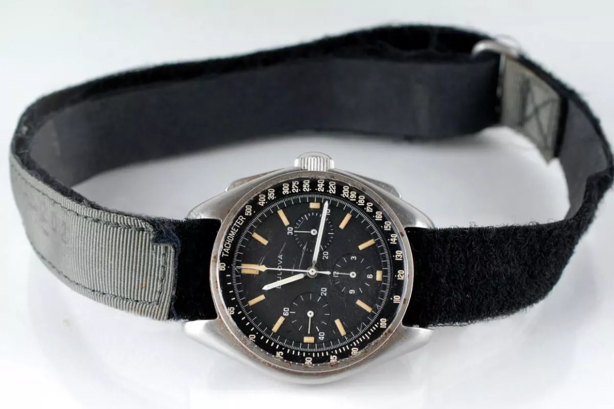 The Bulova Wrist Chronograph worn by Commander David Scott on the Moon
