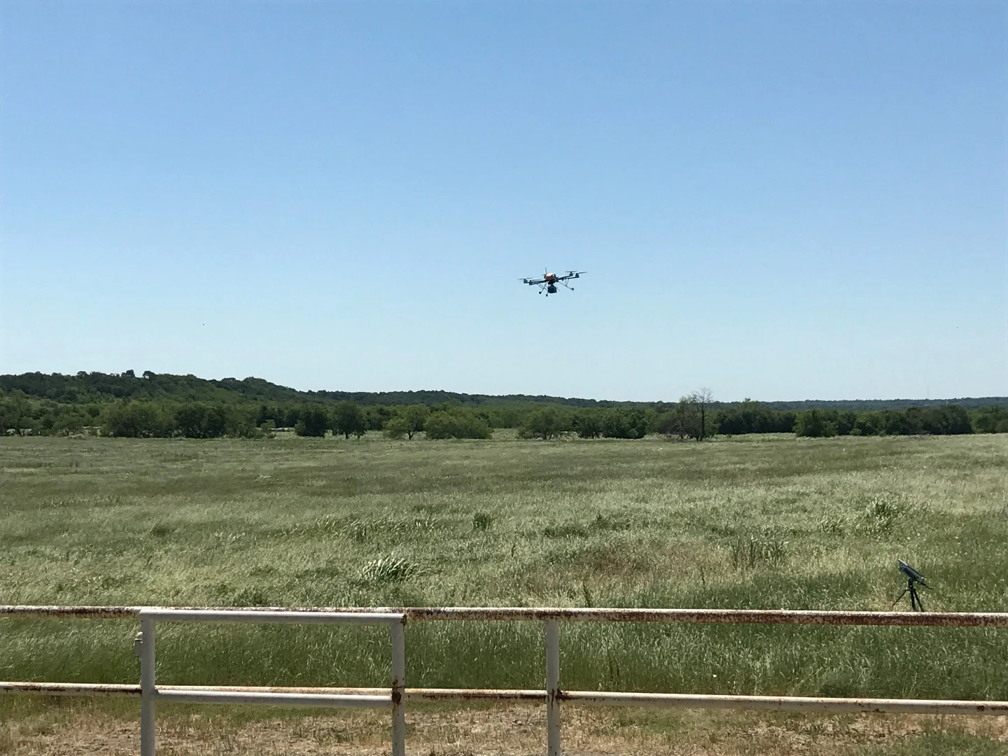 Researchers field-tested the airborne cell network in Waxahachie, Texas